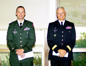 Chaplains Paul Berghaus and Douglas E. Lee