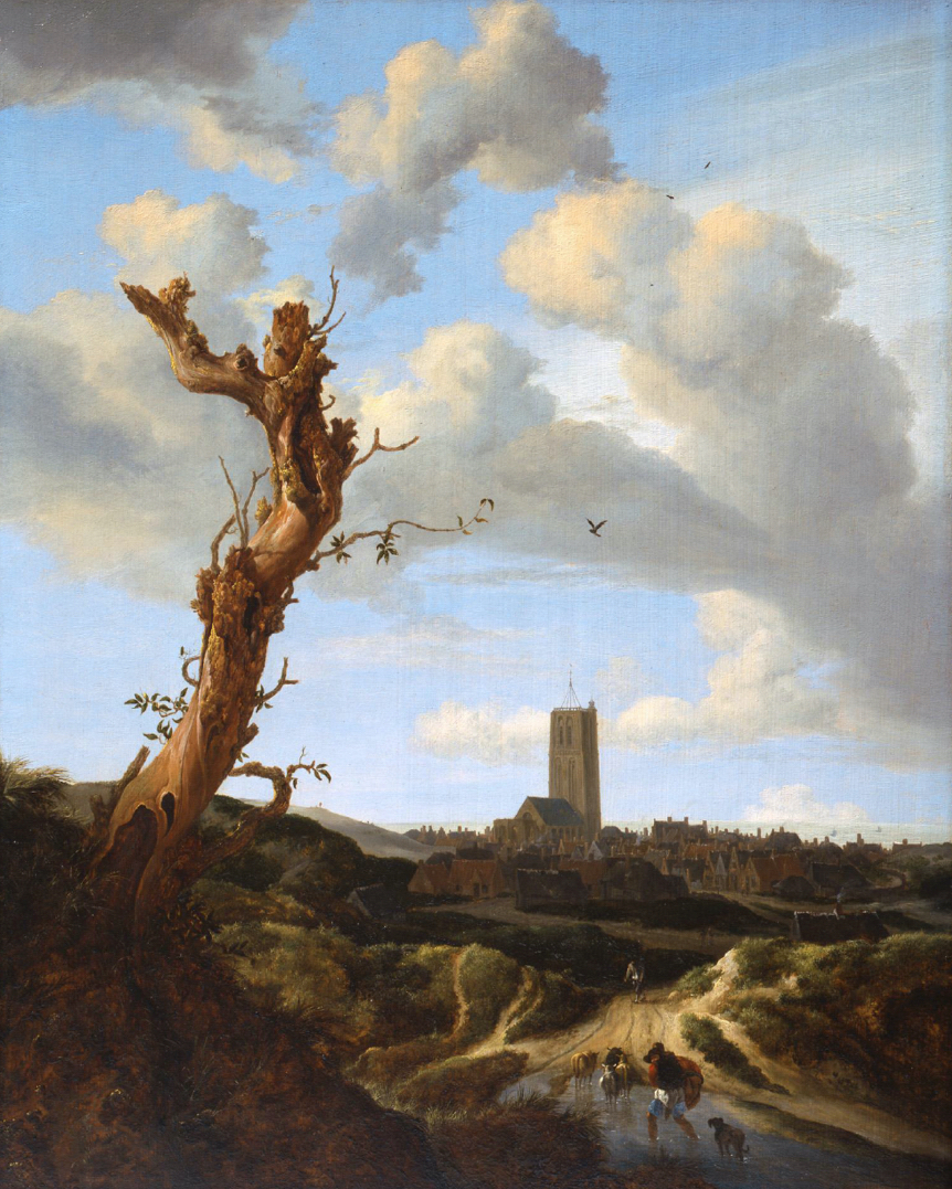 “View of Egmond aan Zee,” Jacob van Ruisdale (c. 1848)