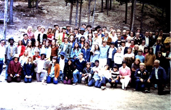 Campers from the Presbytery of the Dakotas in the early 70s